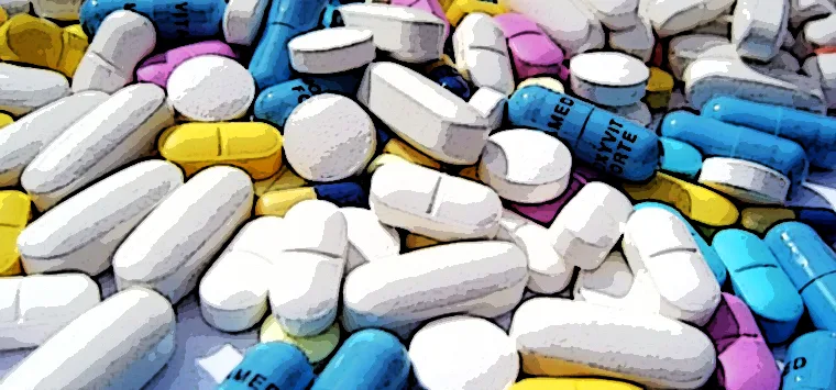 farmaci compresse capsule pilloe poster