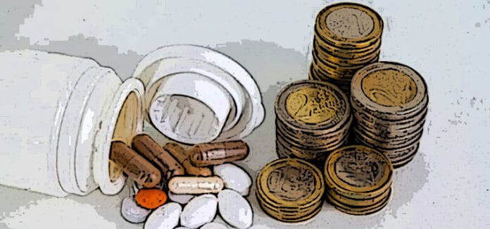 farmaci monete impilate