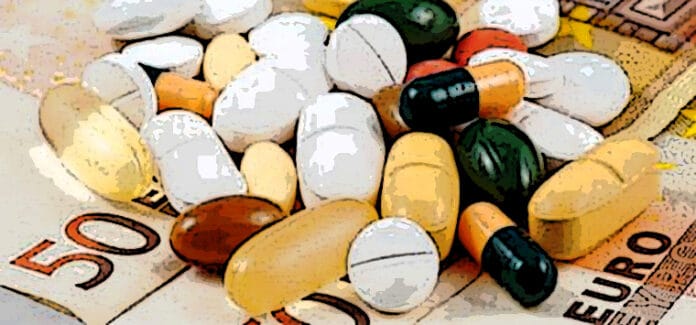 farmaci soldi poster